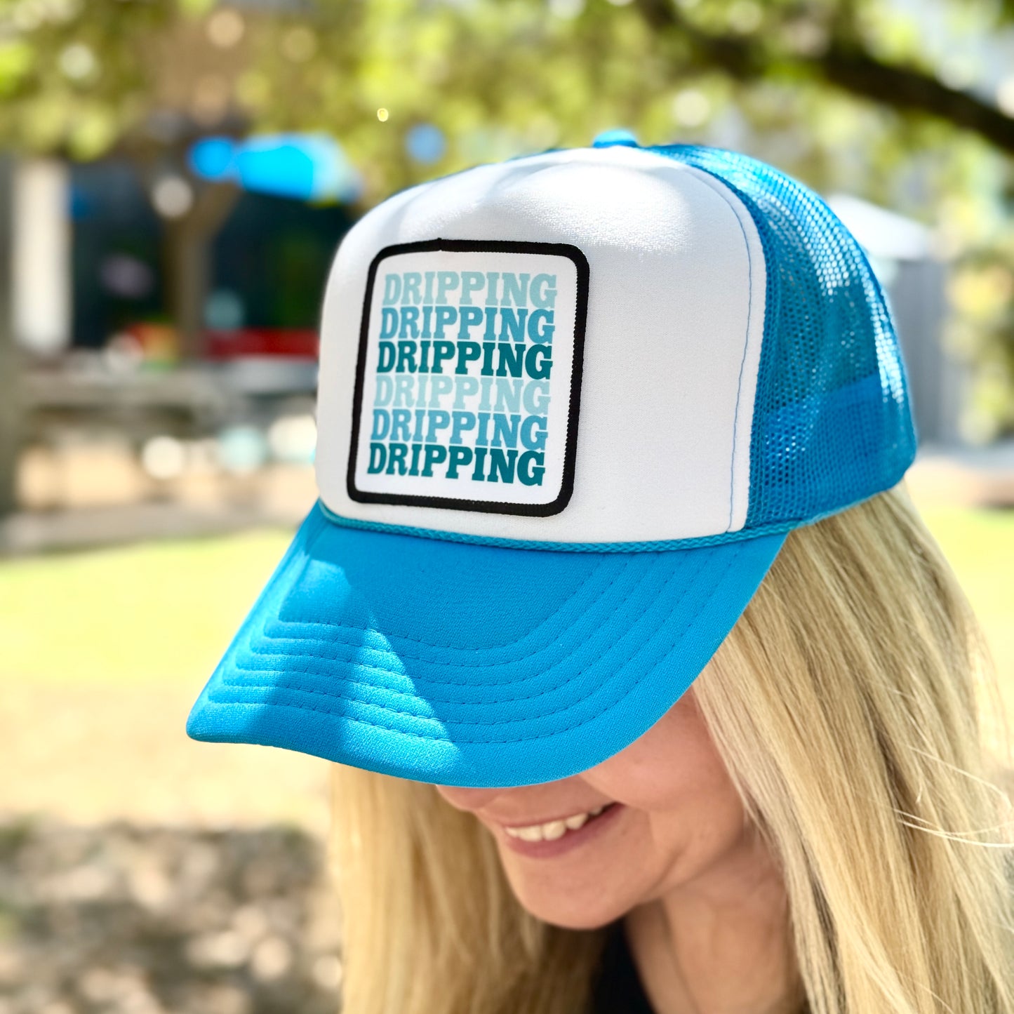 DRIPPING Patch Trucker Hat