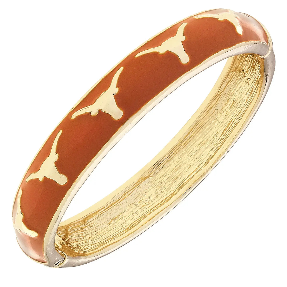 Longhorn Bangle Burnt Orange