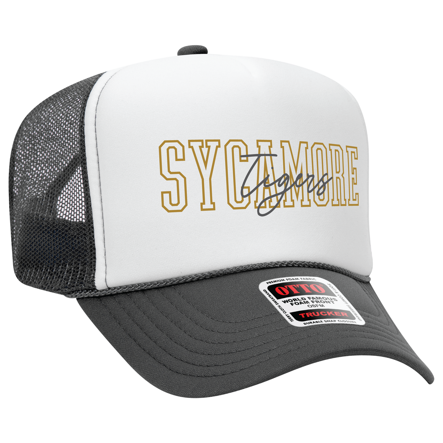SSE Sycamore Tigers Foam Trucker Hat