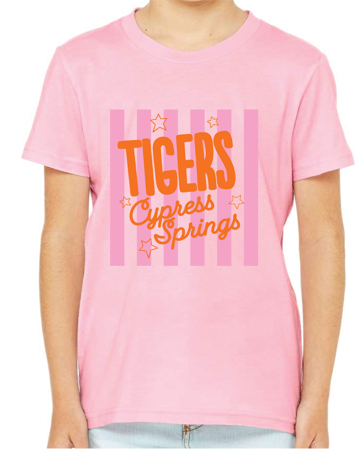 CSE Pink Tiger Stripe Youth Tshirt