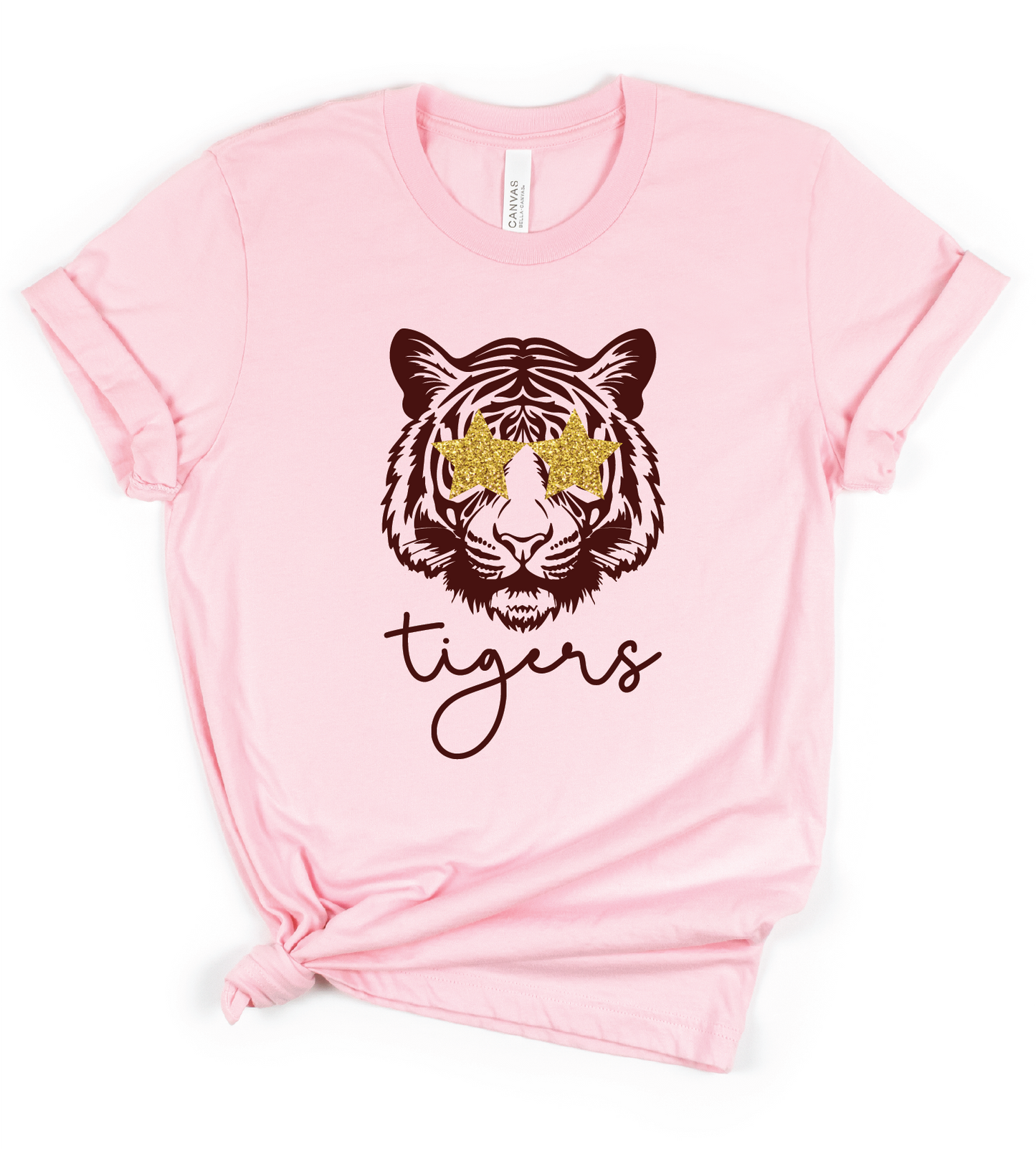 Stars in Your Eyes - Maroon & Gold T Shirt