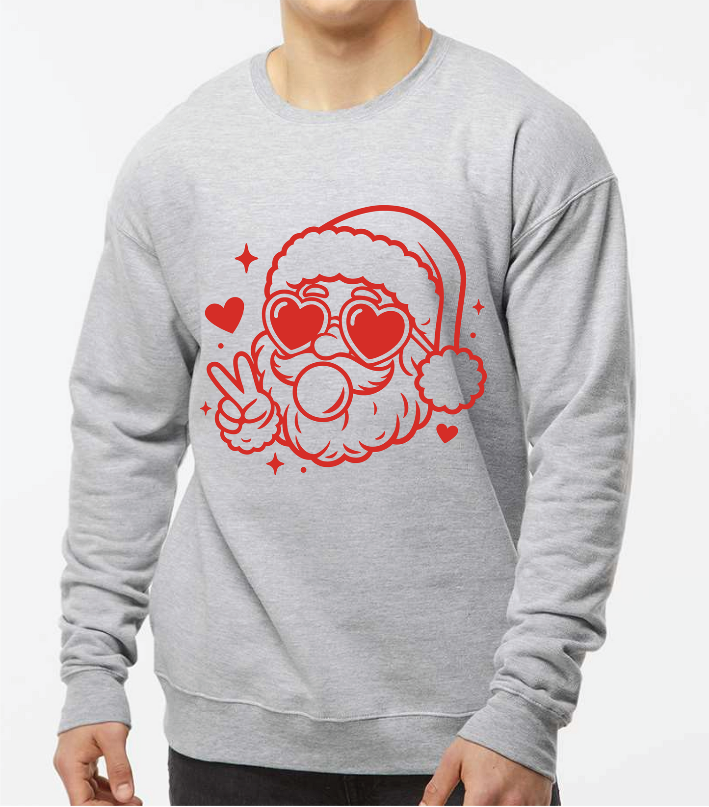 Santa Bubblegum Sweatshirt (2 colors)