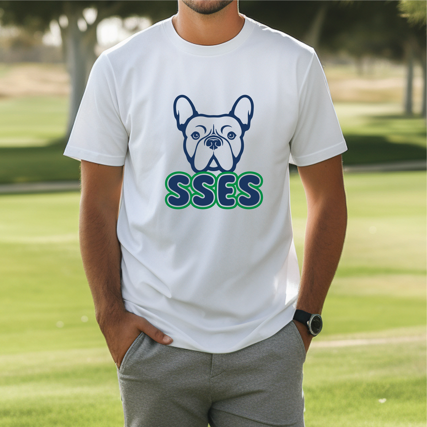 St Stephens ES Bubble Bulldog T-Shirt