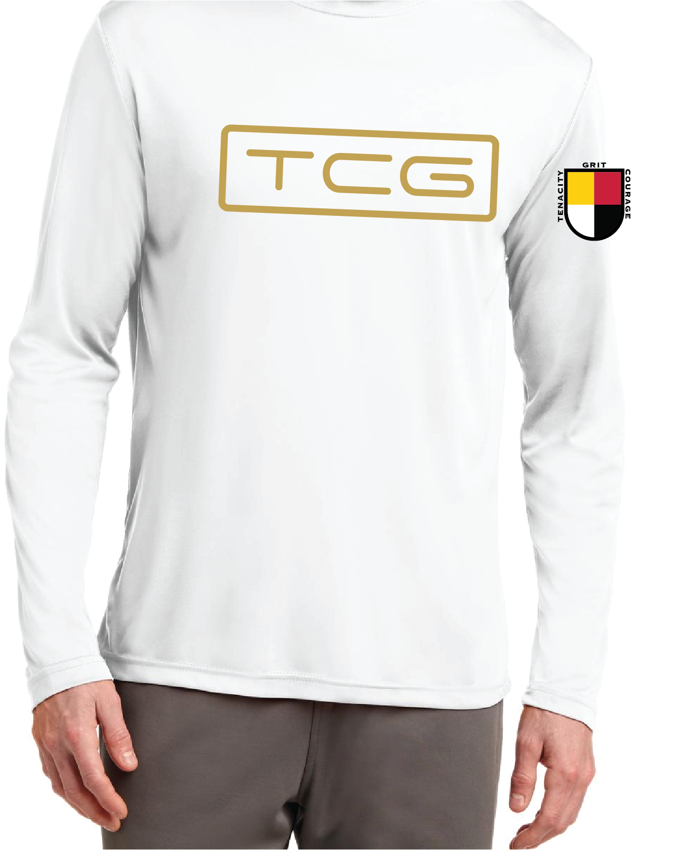 TCG Box Logo - Dri Fit Long Sleeve