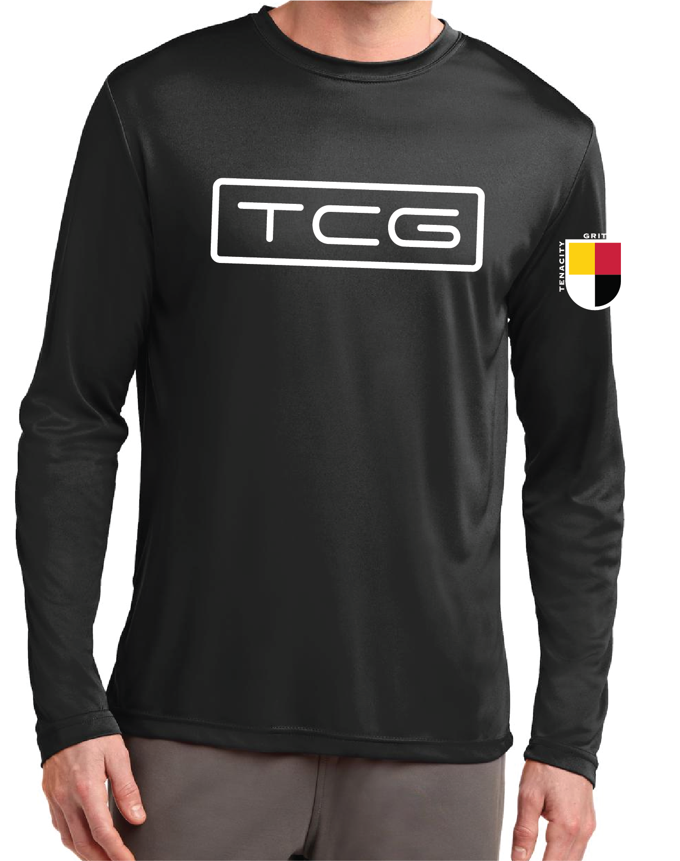 TCG Box Logo - Dri Fit Long Sleeve
