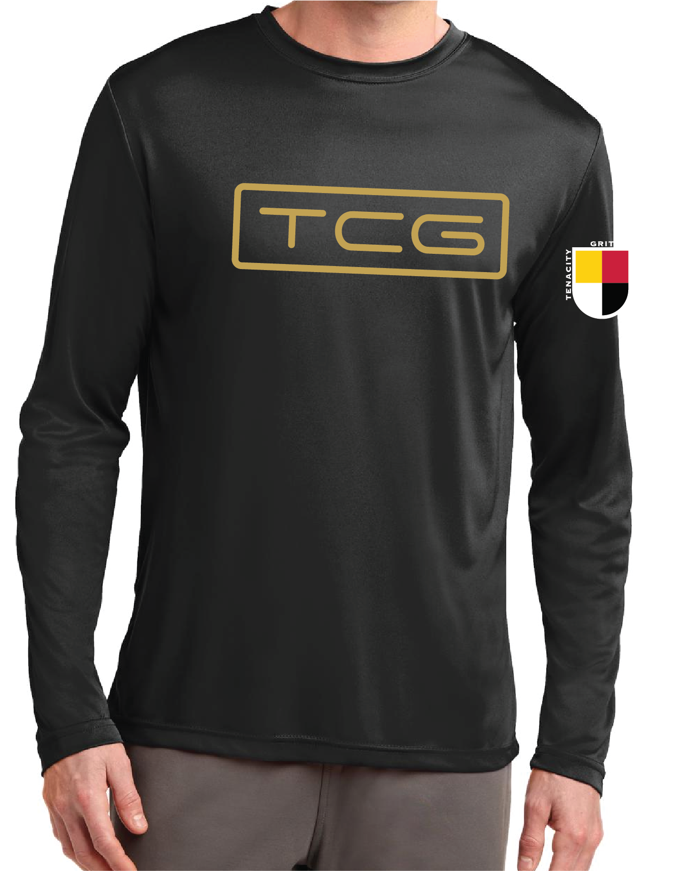 TCG Box Logo - Dri Fit Long Sleeve