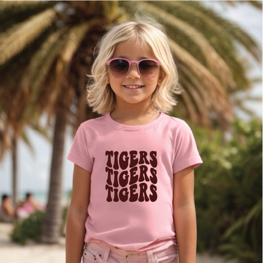 Tigers Retro Youth Tshirt