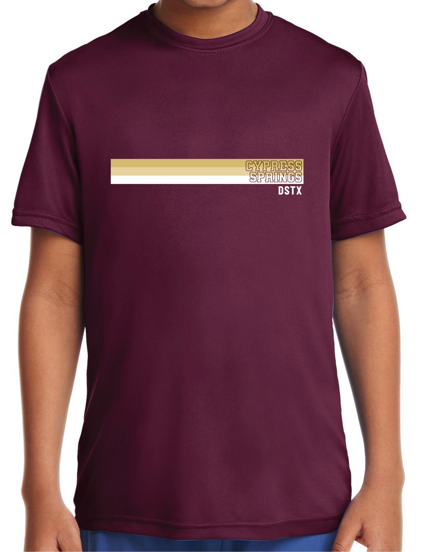 Cypress Springs Drifit Ribbon Tshirt