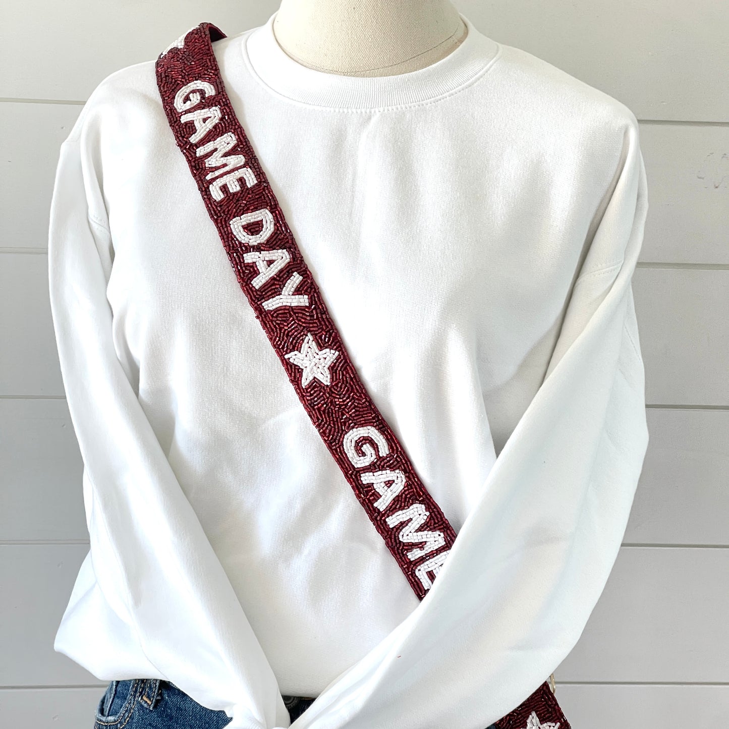Game Day Beaded Purse Strap