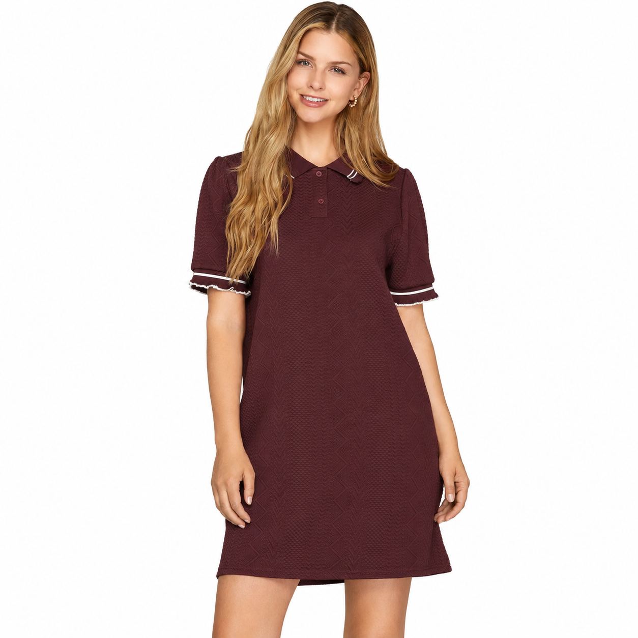 Collared Knit Dress