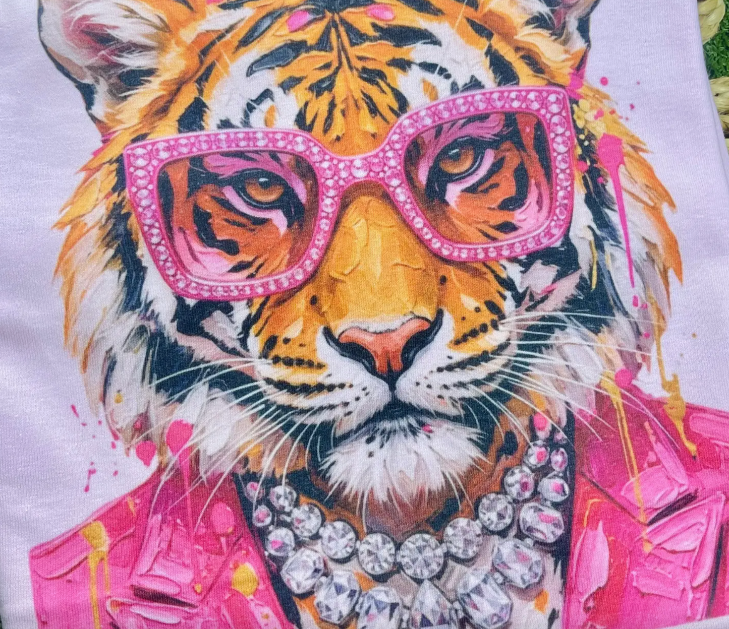 Pink Glam Tiger Tee