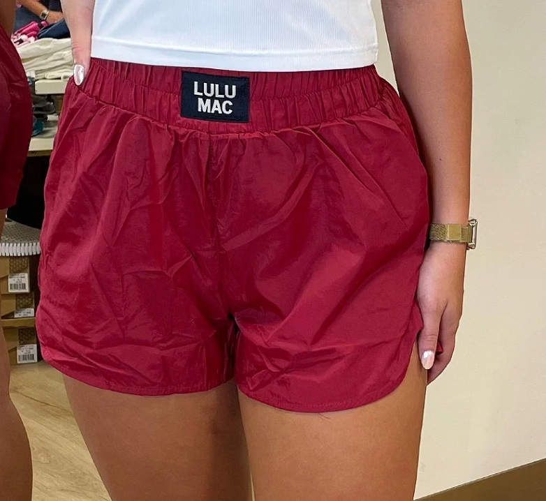 LULU MAC Shorts - Maroon