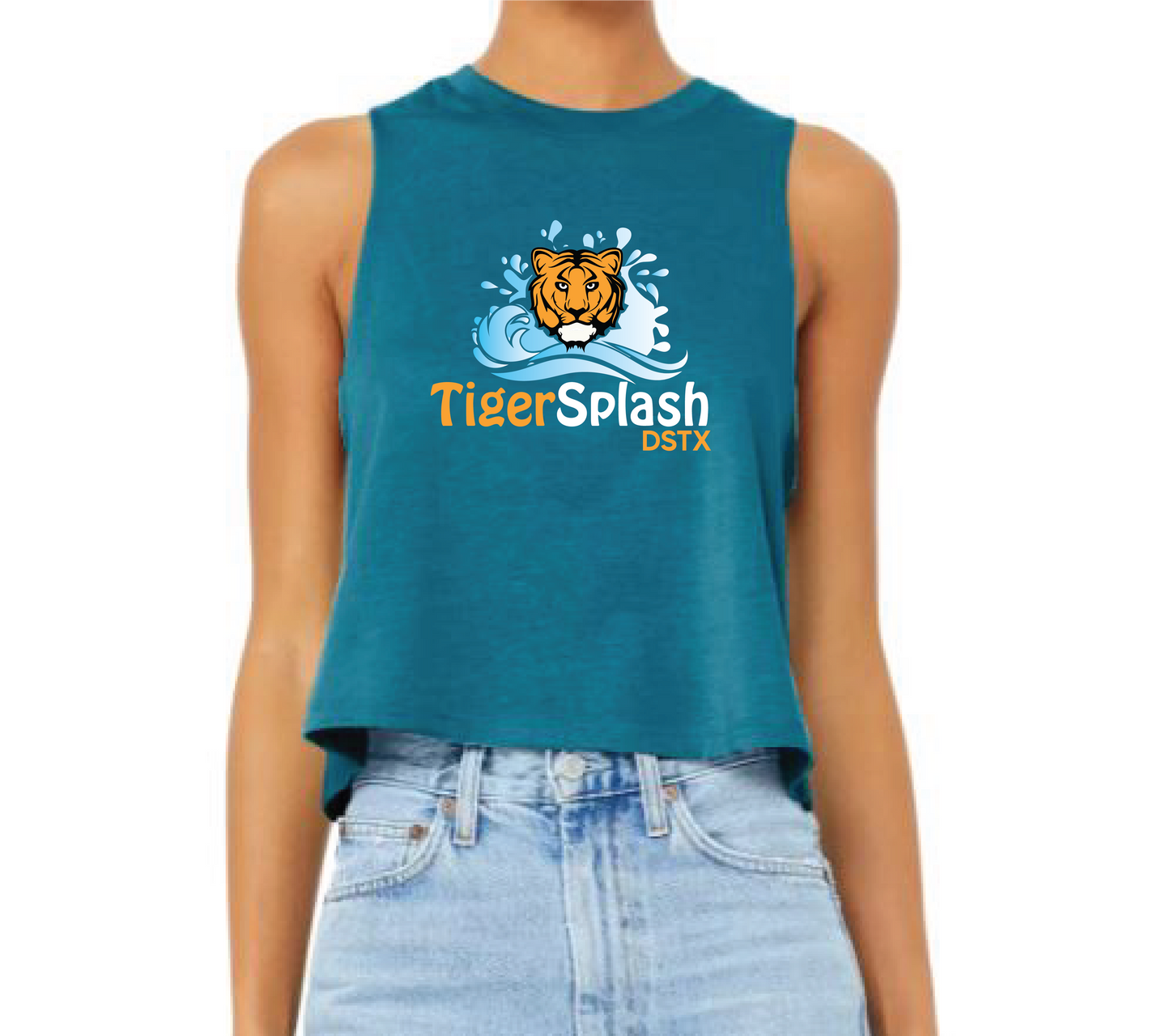 Tiger Splash Crop Tank