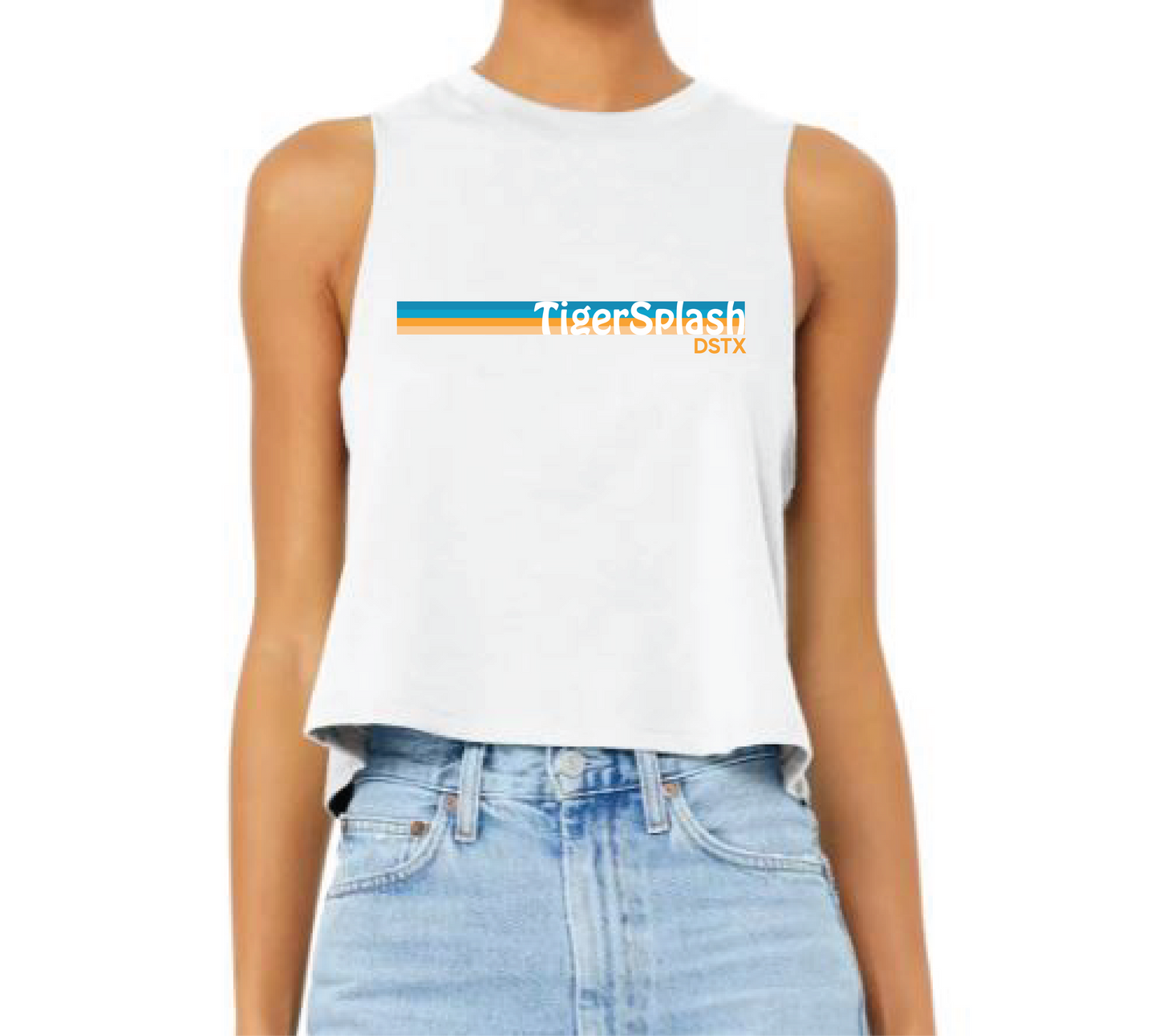 Tiger Splash Crop Tank