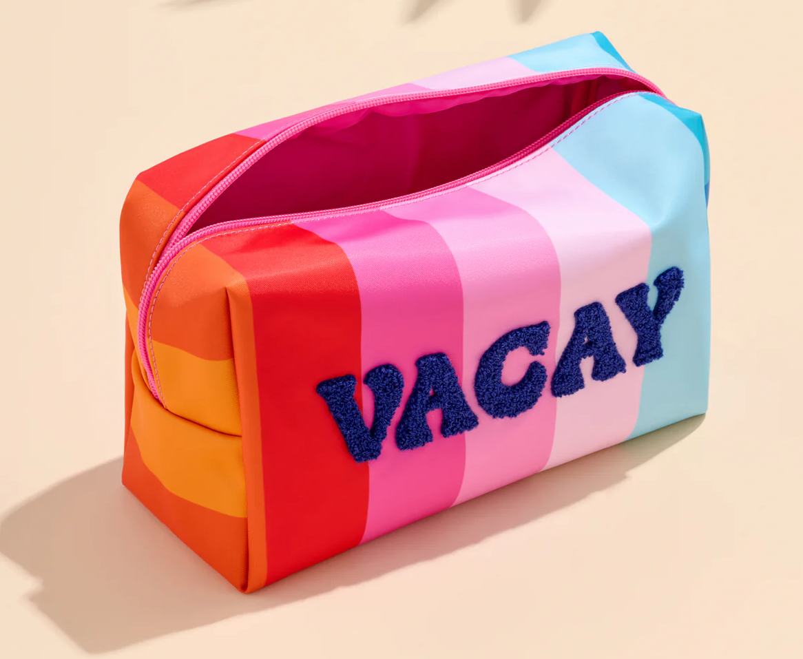 Vacay Large Zip Pouch