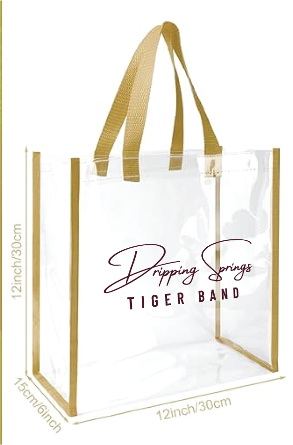 DS Tiger Band - Clear Bag Tote