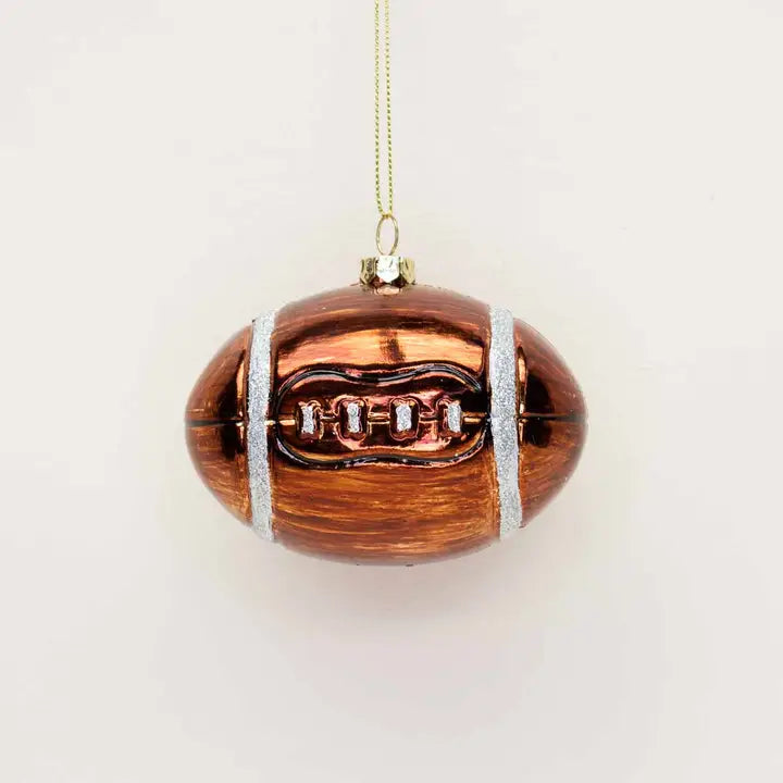 Football Christmas Ornament