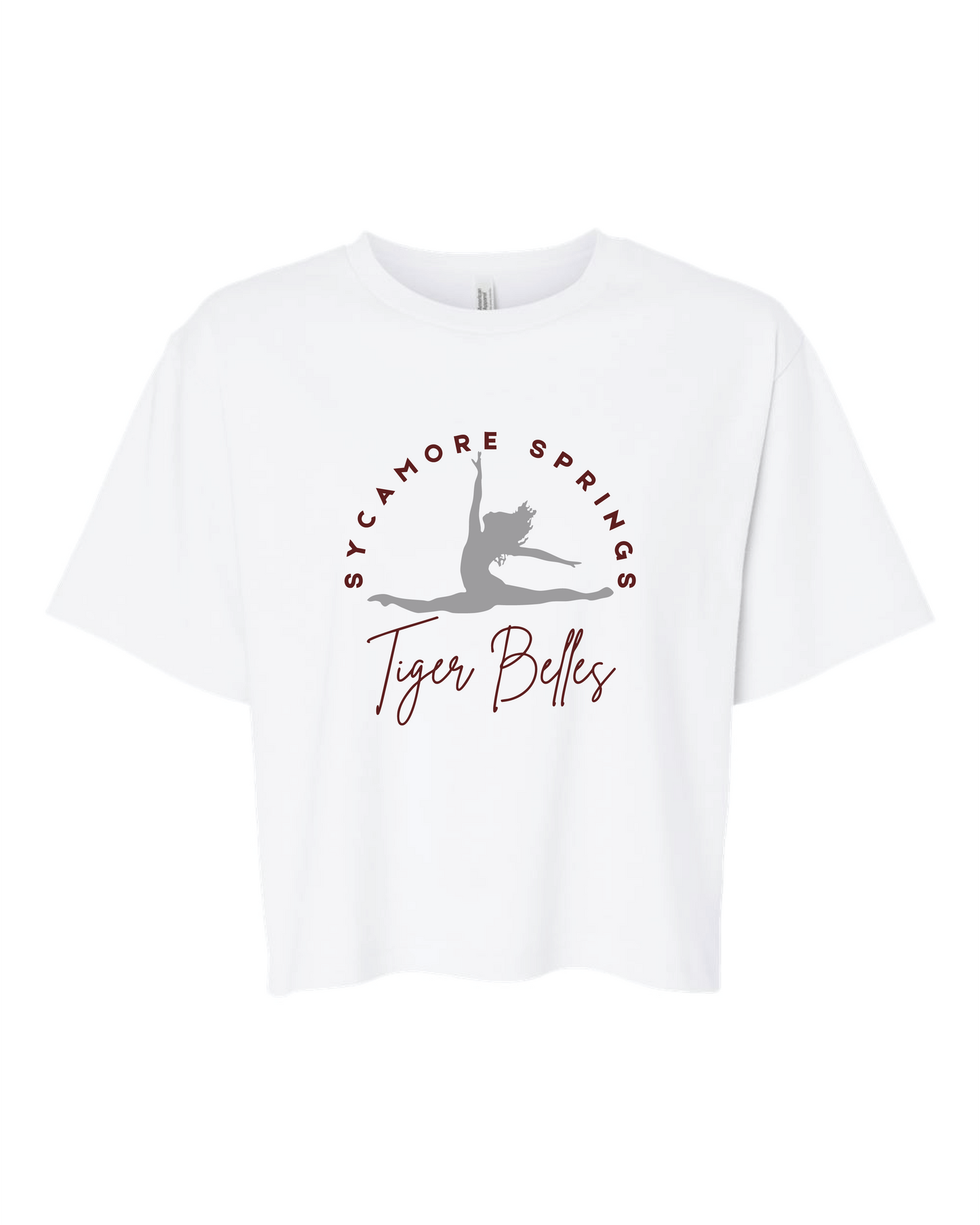 Tiger Belles - Logo Crop Boxy T-shirt