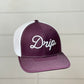 Drip Script 3D Embroidered Hat