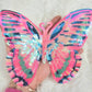 Pink Butterfly Sequin Iron On Patch