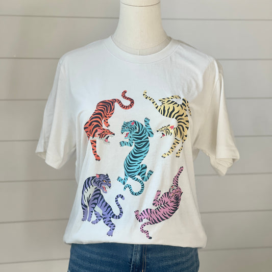 Colorful Tigers T-Shirt