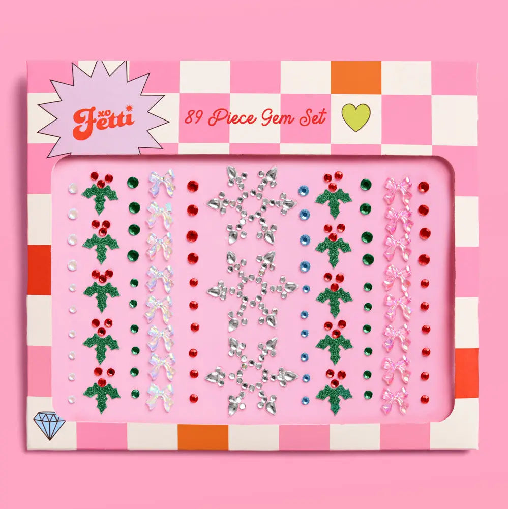 Merry & Bright Gem Set - 89 Adhesive Face Gems