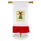 Noelle Christmas Tree Ruffle Hand Towel