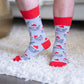 Men's Tiger Santa Socks