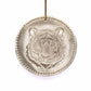 Go Get Em Tiger Leather Ornament Gold