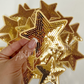 Trucker hat patches 3” navy sequin star patch iron on