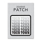 Personalized City Iron-on Patch - Supergraphics Repeat