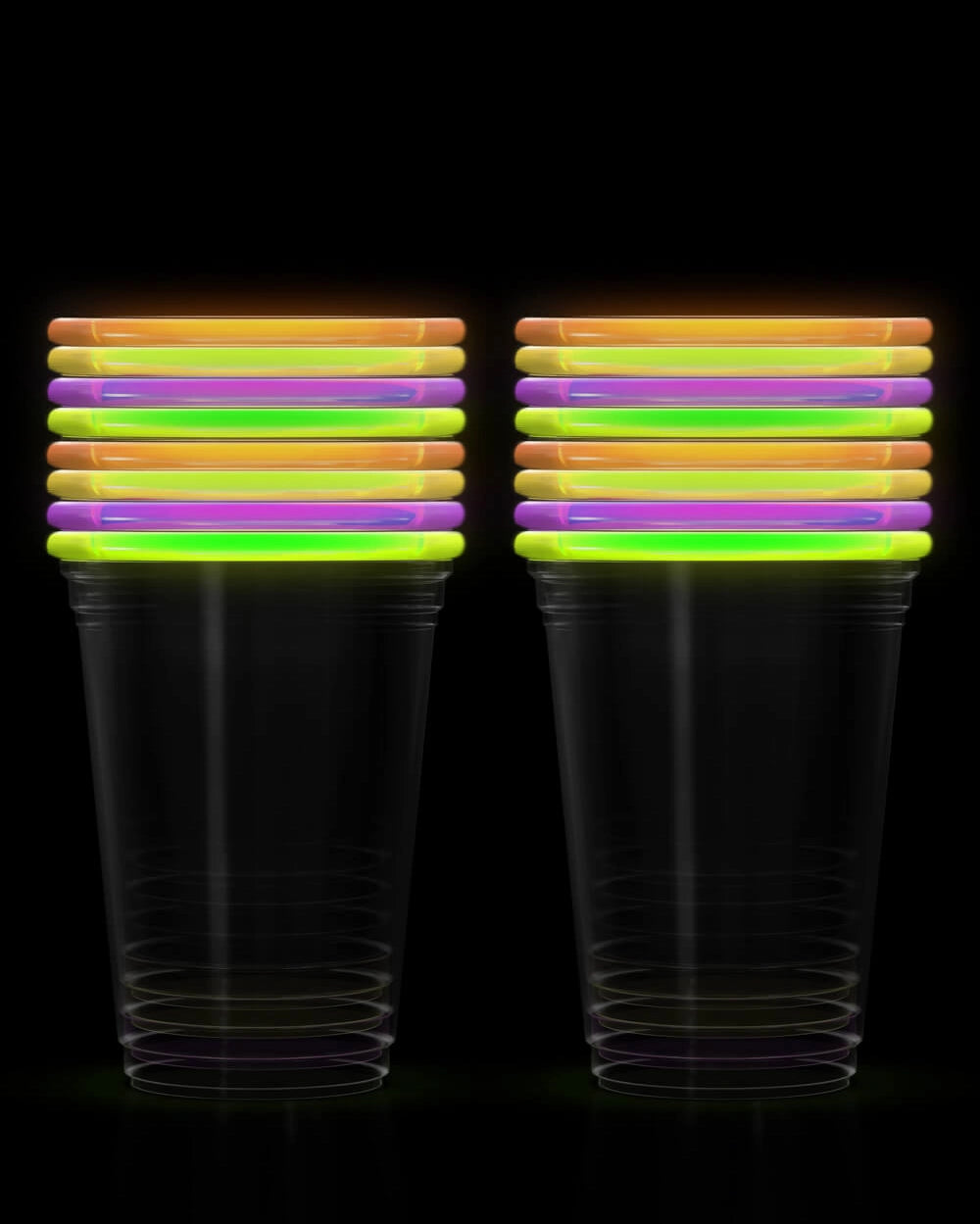 Glow Stick Rim Party Cups