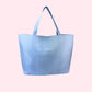 Big Mama Tote - Baby Blue Preppy Stripe