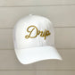 Drip Script 3D Embroidered Hat
