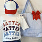 Big Mama Tote - Baby Blue Preppy Stripe