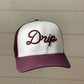 Drip Script 3D Embroidered Hat