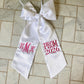 Homecoming Bouquet Bow/Sash