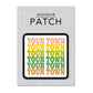 Personalized City Iron-on Patch - Supergraphics Repeat