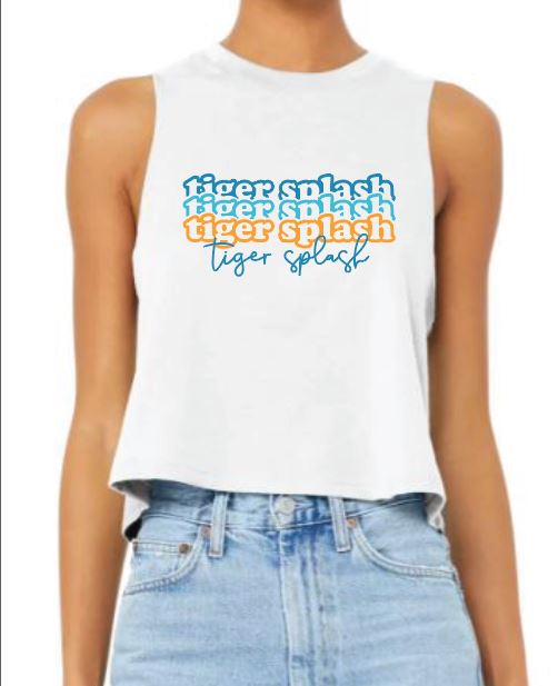 Tiger Splash Crop Tank