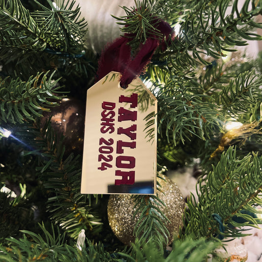 DSHS Graduate Tag Ornament