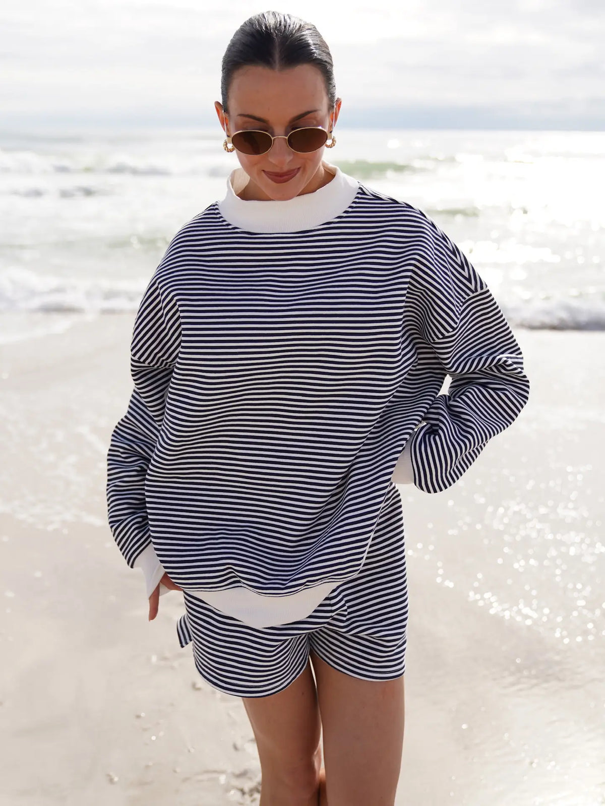 Sunkissed Mockneck Sweatshirt