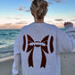 Football Bows Sweatshirt
