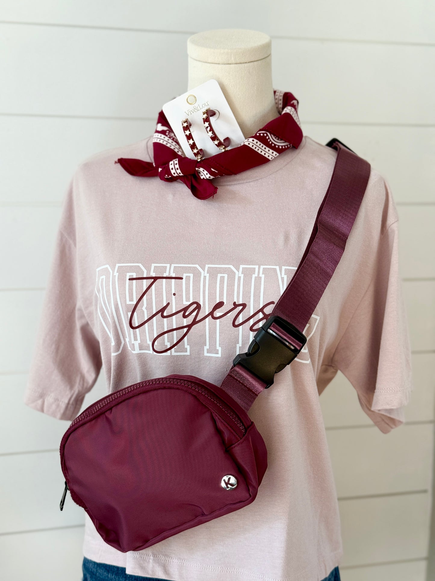 Maroon Belt Bag