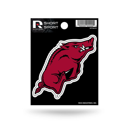 Red and white logo on a black card with 'Short Sport' branding