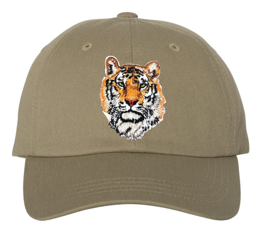 Tiger Patch Khaki Twill Hat