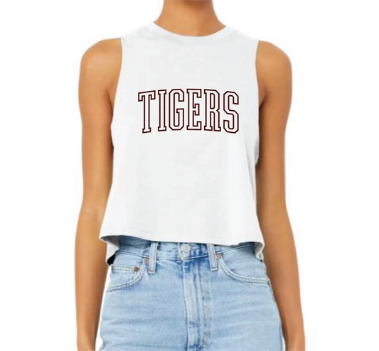 TIGERS Collegiate Crop Tank