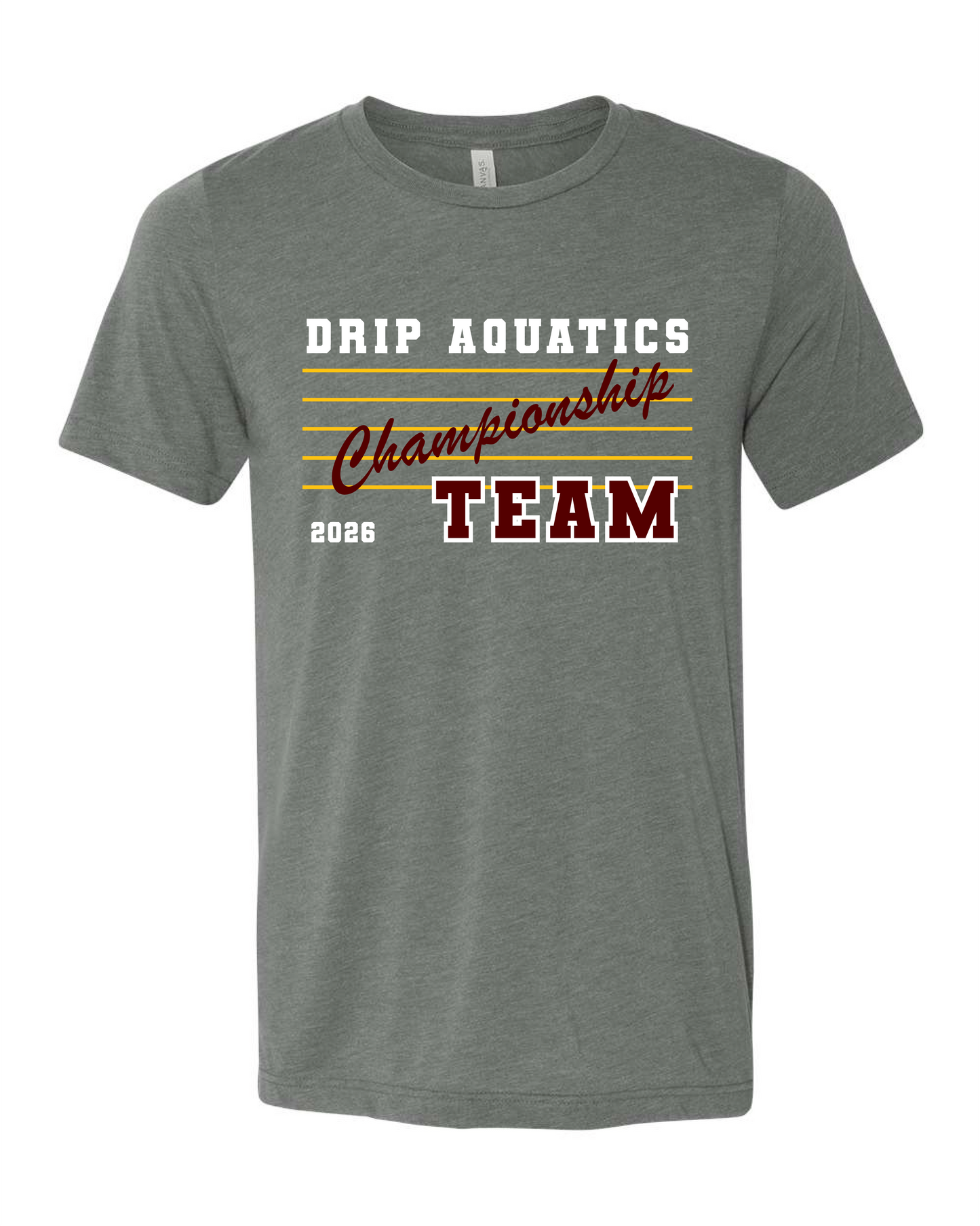 Drip Aquatics Championship Team T-Shirt