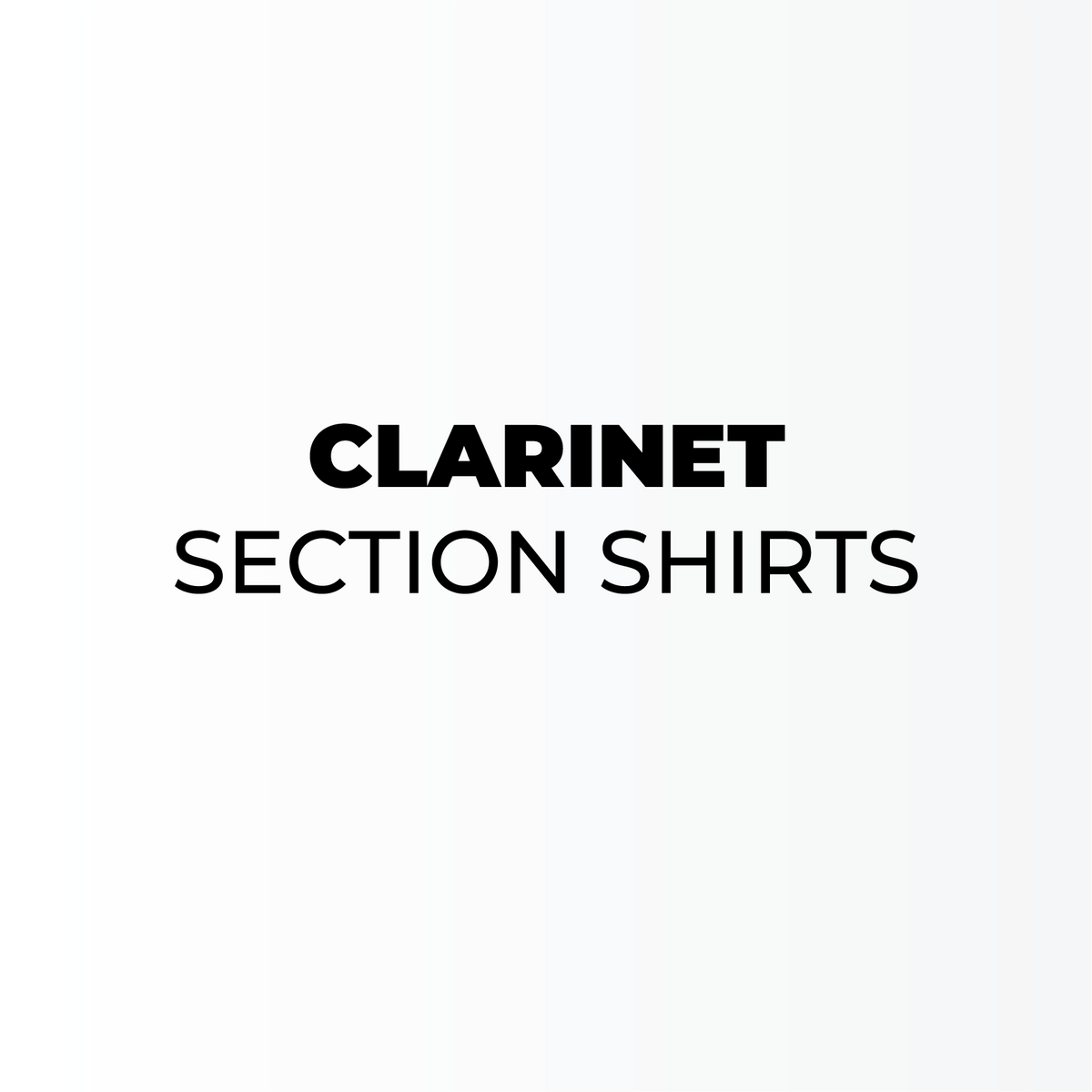 DSHS Band - Clarinet Section Shirts