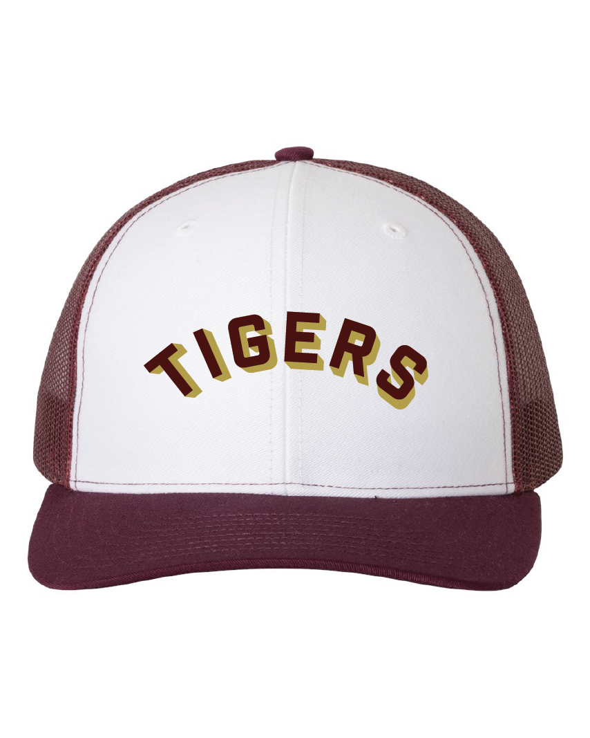 Tigers Arch Embroidered Hat - Maroon & Gold