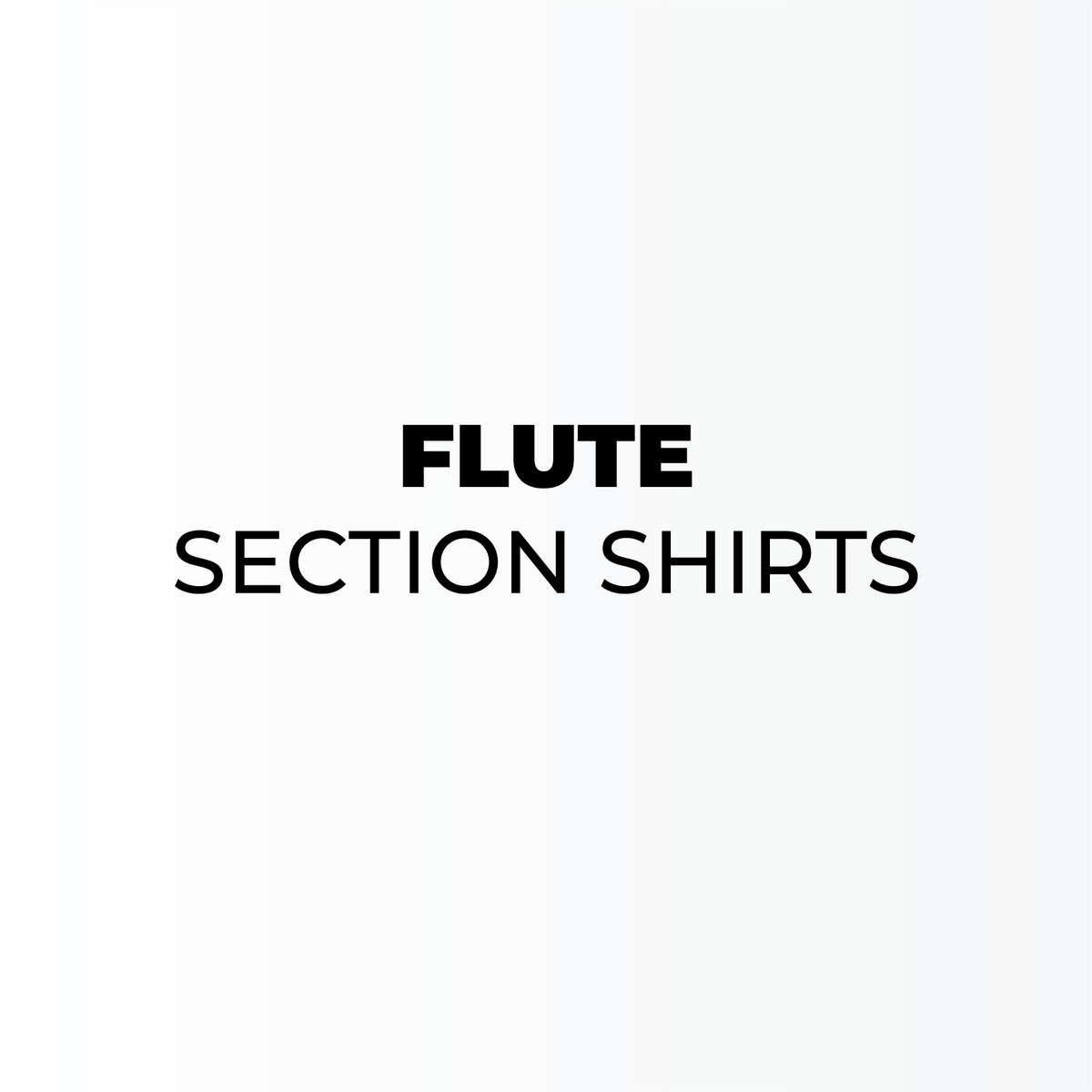 DSHS Band - Flute Section Tshirt